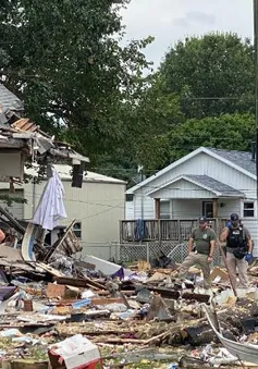 Mỹ: Nổ nhà ở bang Indiana khiến 3 người thiệt mạng và 39 ngôi nhà bị hư hại