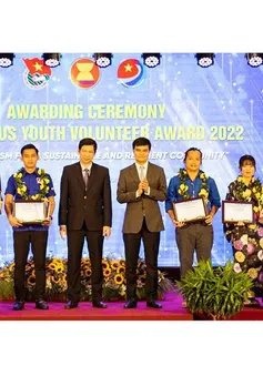 Trao Giải thưởng Thanh niên tình nguyện ASEAN mở rộng năm 2022