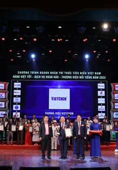 VIETCHEM lọt Top 10 Thương hiệu nổi tiếng và uy tín Đất Việt năm 2022