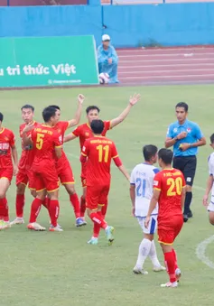 Giải hạng Nhất 2022: CLB Công An Nhân Dân vươn lên dẫn đầu bảng