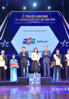 Top 10 Doanh nghiệp CNTT 2022: FPT là doanh nghiệp EdTech duy nhất được vinh danh