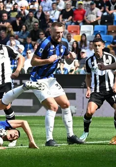 Inter Milan nhận thất bại trước Udinese