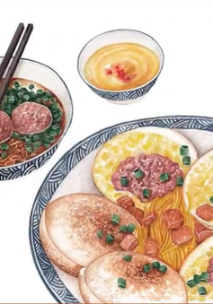Đưa ẩm thực Việt ra thế giới qua tranh minh họa