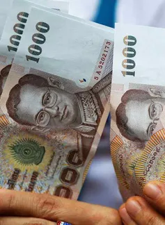 Đồng Baht tăng mạnh