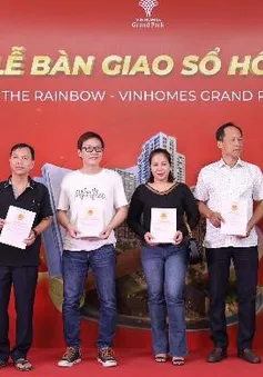 Phân khu The Rainbow - Vinhomes Grand Park chính thức bàn giao hơn 1.000 sổ hồng