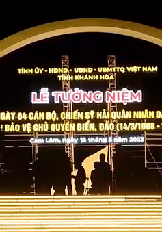 Tưởng niệm 64 chiến sĩ anh dũng hy sinh tại Gạc Ma