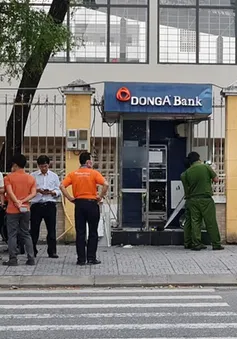 Đập trụ ATM, trộm két tiền giữa trung tâm Đà Nẵng