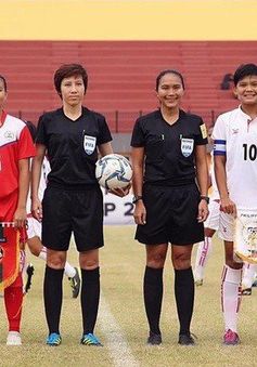 Các trọng tài nữ Việt Nam tham gia điều hành một số bảng đấu tại Vòng loại giải U20 nữ châu Á 2024