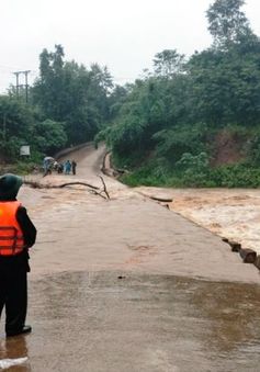 Mưa lớn gây ngập nhiều nơi ở Quảng Trị