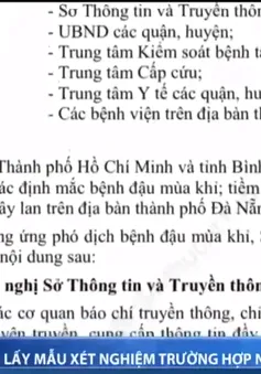 Đà Nẵng lấy mẫu xét nghiệm 1 trường hợp nghi mắc đậu mùa khỉ