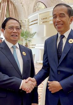 Thủ tướng Phạm Minh Chính gặp Tổng thống Indonesia Yoko Widodo
