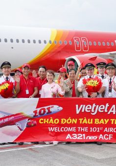 Liên tục nhận tàu bay mới, Vietjet đón tàu bay thứ 101