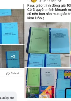 Nan giải giáo trình in lậu "tràn ngập" giảng đường