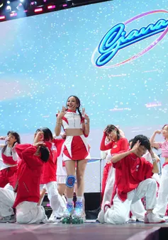 Hotgirl Vietnam Idol 2023 debut tại sân khấu Hò Dô