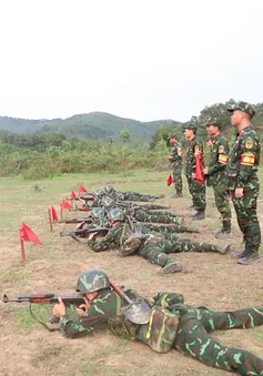 Các đội thi quyết tâm chiến thắng trong "Quân khu số 1 - Thách đấu" 2023