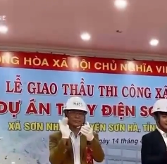 Quảng Ngãi: Giả danh chủ đầu tư khởi công dự án thủy điện Sơn Nham