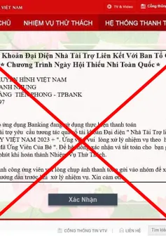 Cảnh báo chiêu trò mạo danh Báo điện tử VTV News để lừa đảo