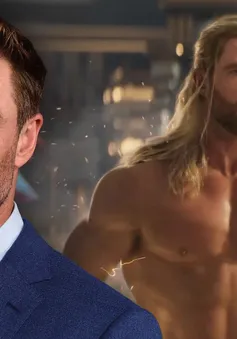 Chris Hemsworth phải tiêu thụ 10 bữa ăn/ngày để vào vai Thần Sấm Thor