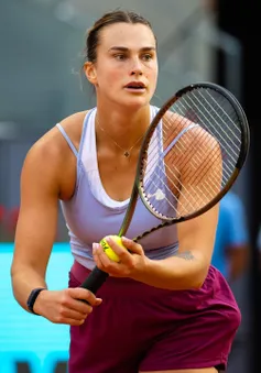 Sabalenka vào vòng 3 đơn nữ Madrid mở rộng