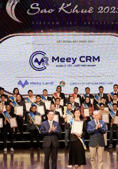 Ứng dụng quản lý khách hàng dành riêng cho nhà môi giới Meey CRM được xướng tên tại Sao Khuê 2023