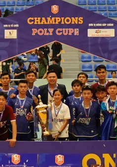 Đội Trường ĐH Sư phạm TDTT TP Hồ Chí Minh đăng quang giải Futsal sinh viên toàn quốc 2023