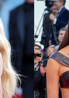 Gigi Hadid và Irina Shayk "chiếm sóng" trên thảm đỏ LHP Cannes 2023