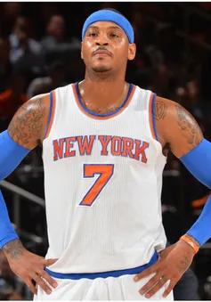 New York Knicks cân nhắc treo áo số 7 của Carmelo Anthony