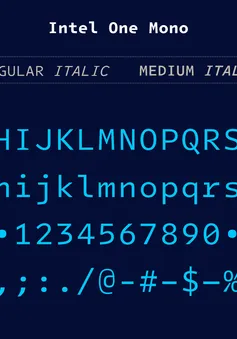 Intel ra mắt phông chữ dành riêng cho lập trình viên