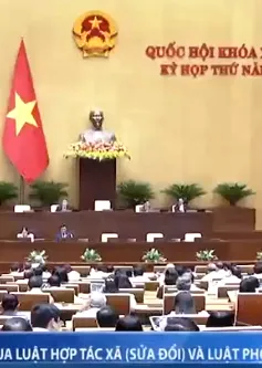 Quốc hội đã thông qua Luật Hợp tác xã (sửa đổi) và Luật Phòng thủ dân sự.