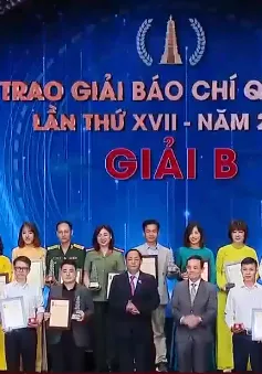 Trao giải Báo chí Quốc gia lần thứ 17