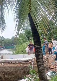 Sạt lở liên tục xảy ra tại Hậu Giang