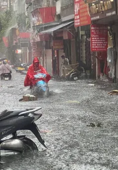 Hà Nội: Người dân hạn chế ra đường trong thời gian bão số 1 đổ bộ