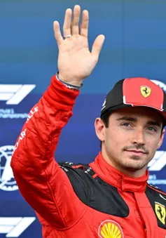 Charles Leclerc giành vị trí xuất phát đầu tiên tại GP Bỉ