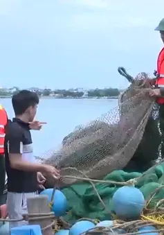 Hà Tĩnh: Bắt 2 tàu cá khai thác hải sản bằng lưới giã cào