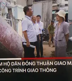 Hàng trăm hộ dân đồng thuận giao mặt bằng mở rộng công trình giao thông