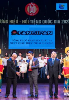 Thực phẩm Fansipan vinh dự nhận giải thưởng Thương hiệu nổi tiếng quốc gia 2023