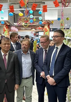 Hàng hóa Việt Nam lên kệ siêu thị Pháp