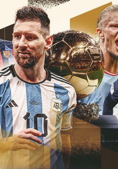 Công bố danh sách rút gọn danh hiệu Quả bóng Vàng 2023: Có Messi, vắng Ronaldo