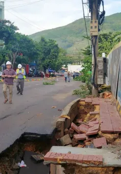 Sụt lún ở Quy Nhơn: Tạm dừng thi công dự án chung cư để khắc phục sự cố