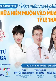 Tư vấn trực tuyến: “Ươm mầm hạnh phúc: Chữa hiếm muộn vào mùa Đông - Xuân, tỷ lệ thành công cao”