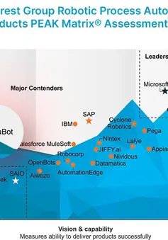 Giải pháp tự động hóa bằng robot ảo Make in Vietnam được xếp hạng ứng cử viên chính tại PEAK Matrix