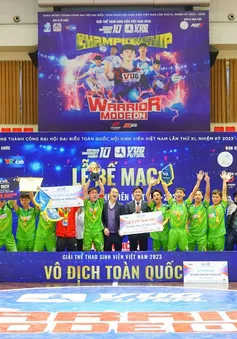 ĐH Duy Tân bật tinh thần chiến binh, giành ngôi quán quân VUG Futsal Championship 2023