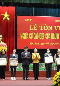 Lễ tôn vinh nghĩa cử cao đẹp của người hiến tặng giác mạc