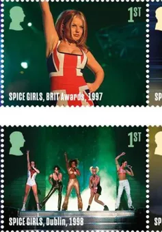 Spice Girls được vinh danh trong bộ sưu tập tem Royal Mail