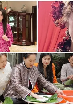 Mỹ Tâm hội ngộ Hồng Ngọc, không khí Tết tràn ngập trong gia đình sao Việt