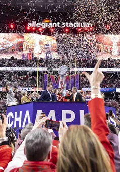 Trận Super Bowl 2024 lập kỷ lục về lượng khán giả xem qua truyền hình