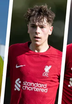 Dàn cầu thủ trẻ do Liverpool đào tạo được HLV Jurgen Klopp tin dùng