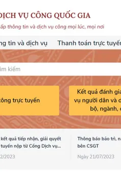 28 nhóm dịch vụ công trực tuyến liên thông ưu tiên trên Cổng dịch vụ công Quốc gia