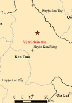 Liên tiếp xảy ra 6 trận động đất tại Kon Tum trong ngày 7/2