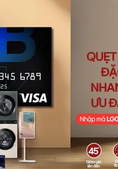 Đặc quyền dành cho chủ thẻ LPBank: 45% ưu đãi khi mua sản phẩm LG